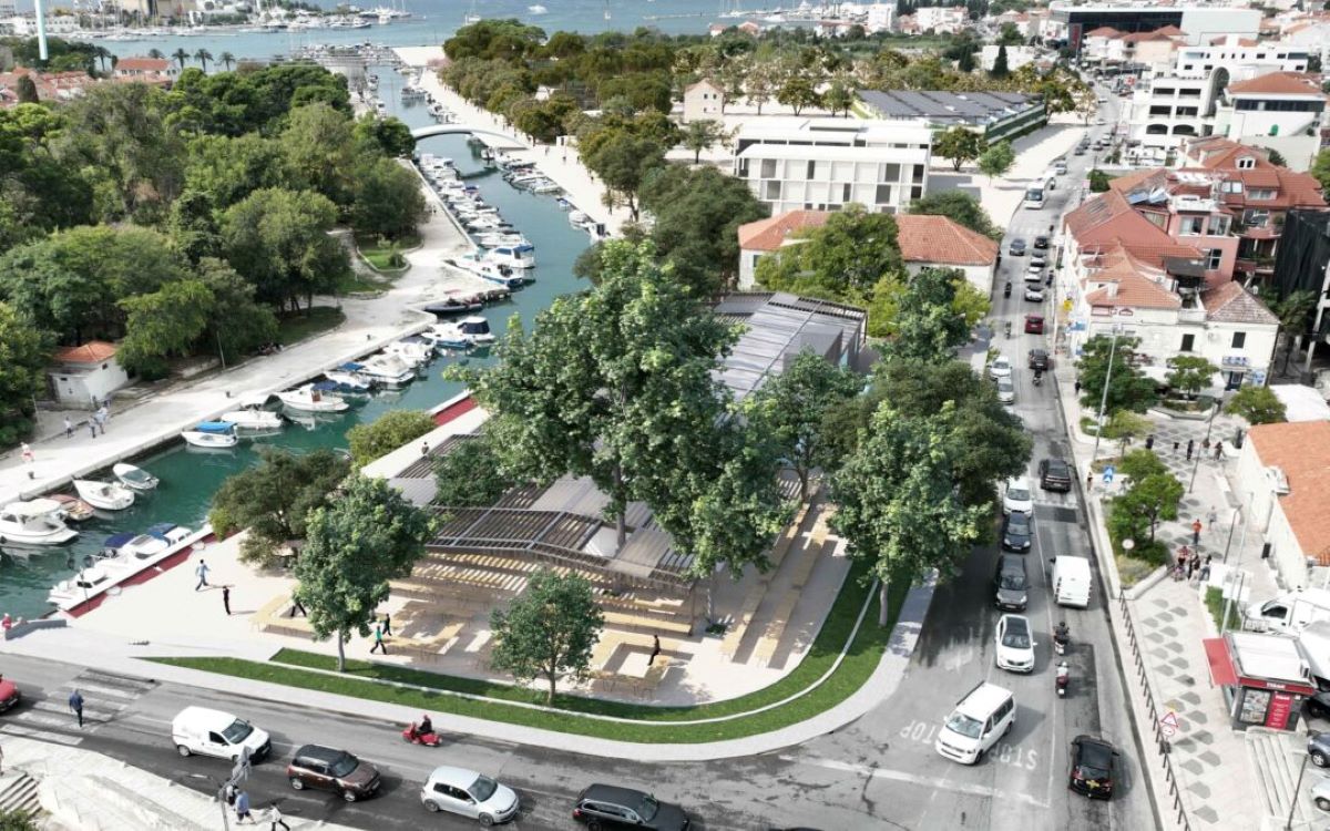 Modernizira se i ozelenjuje pojas od parka Soline do gradske tržnice u Trogiru