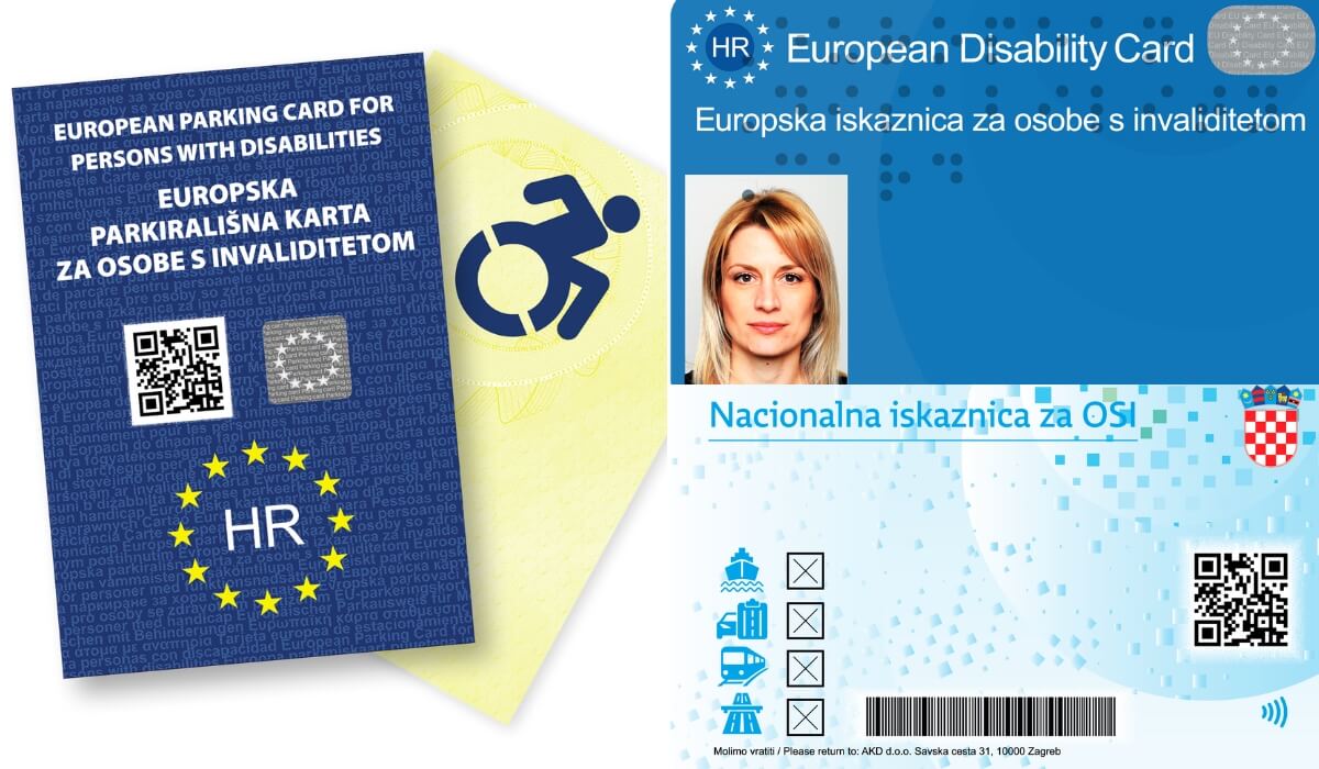 Izdavanje Nacionalnih iskaznica za osobe s invaliditetom i Europske parkirališne karte za osobe s invaliditetom