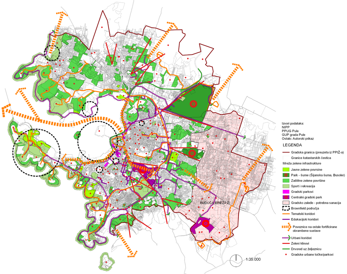 Usvojenom Strategijom zelene urbane obnove stvaraju se temelji razvoja održivog prostora grada Pule