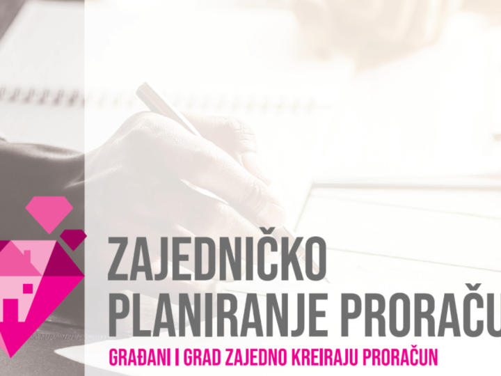 Zajedničko planiranje proračuna – poziv gradovima za iskaz interesa