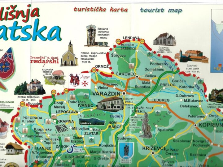 Ivanec sjajno predstavljen na turističkoj karti Središnje Hrvatske kao destinacija koju vrijedi posjetiti