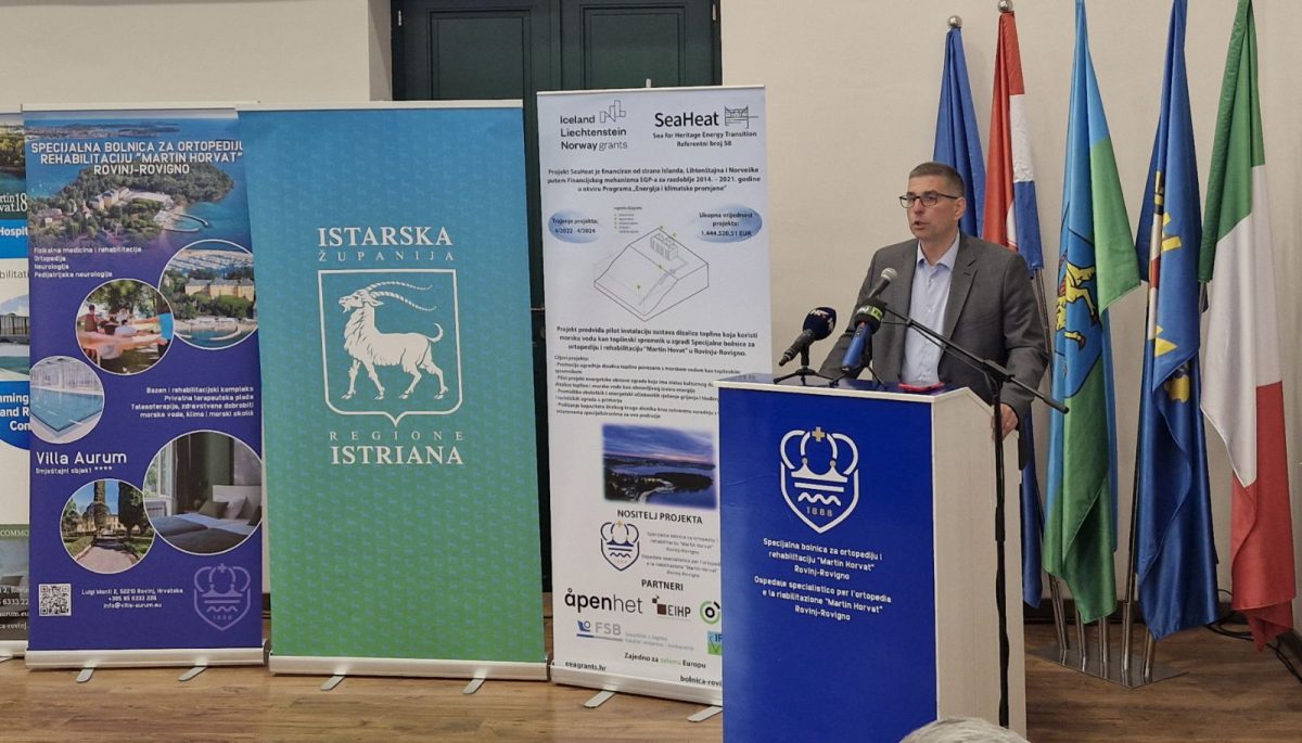 U Rovinjskoj bolnici svečano otvoren sustav korištenja toplinske energije mora