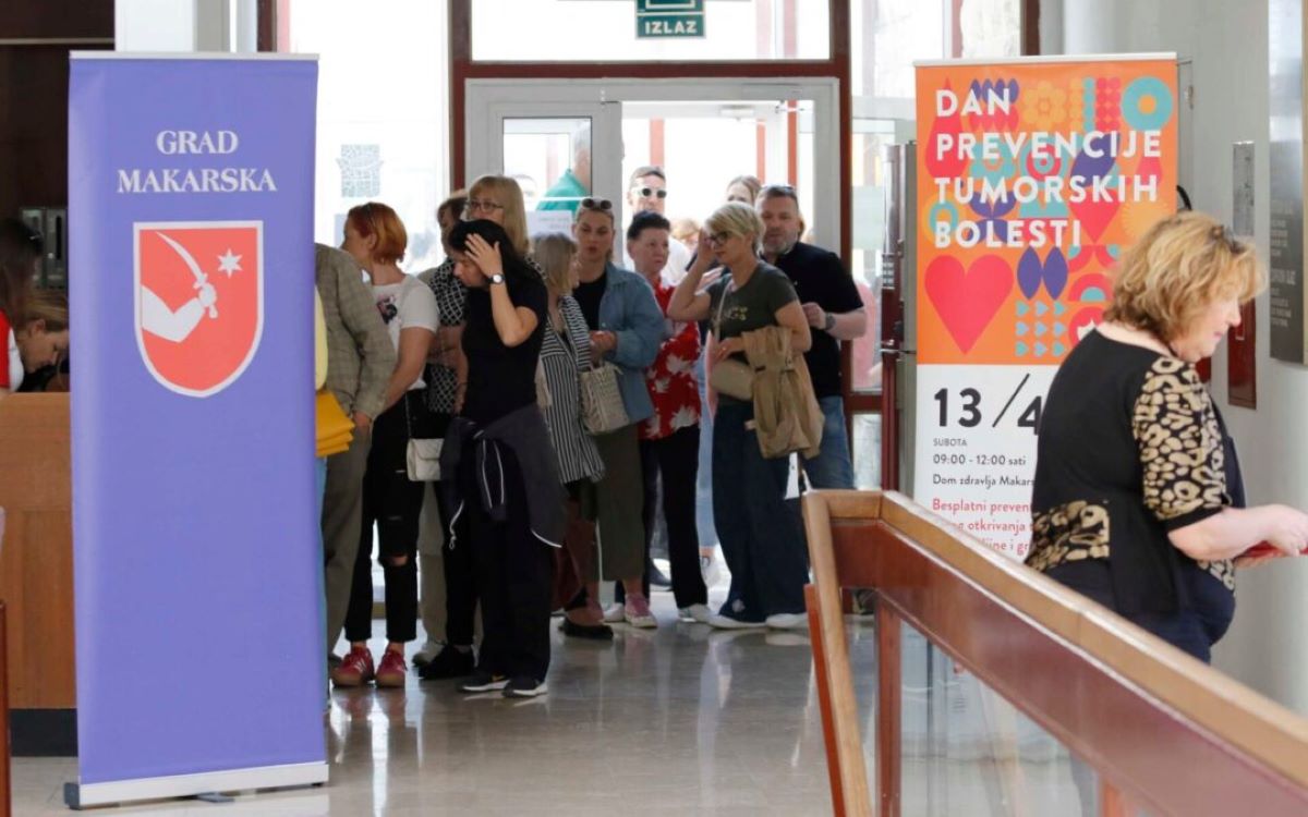 Veliki odaziv građana na besplatne preventivne preglede u Makarskoj