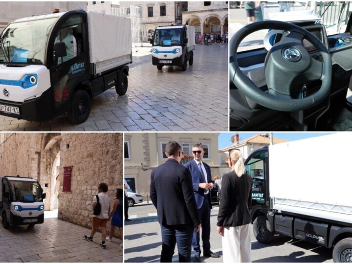 Za potrebe opskrbe povijesne jezgre Dubrovnika nabavljena 4 nova elektrovučna vozila