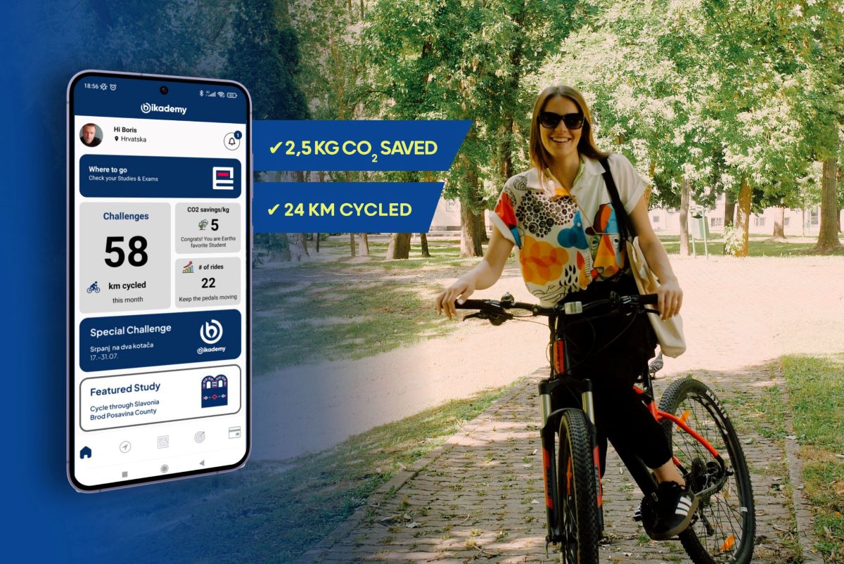 Iz Hrvatske stiže jedinstveno rješenje za urbanu mobilnost: Bicikliraj, skupljaj kilometre, štedi CO2 i osvajaj nagrade