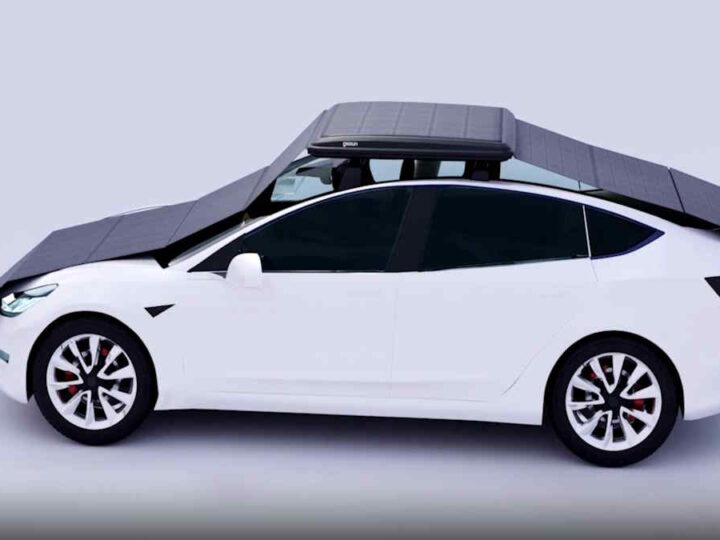 Solarna cerada koja dodatno puni električne automobile