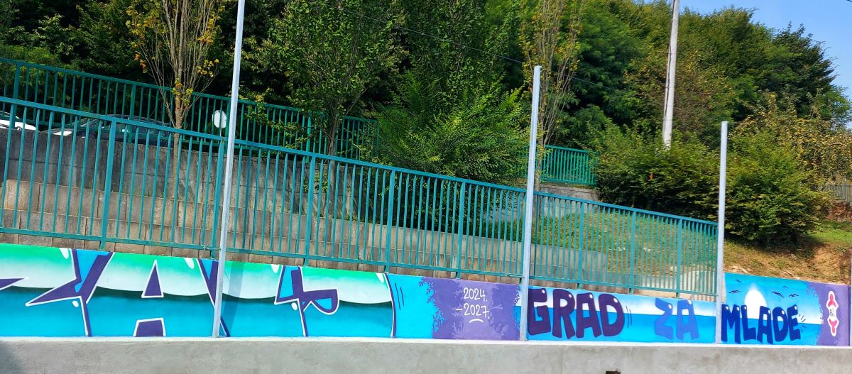Nakon certifikata, Ozalj dobio i mural “Grad za mlade”