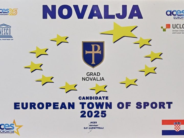 Grad Novalja osvojio titulu Europskog grada sporta za 2025. godinu!