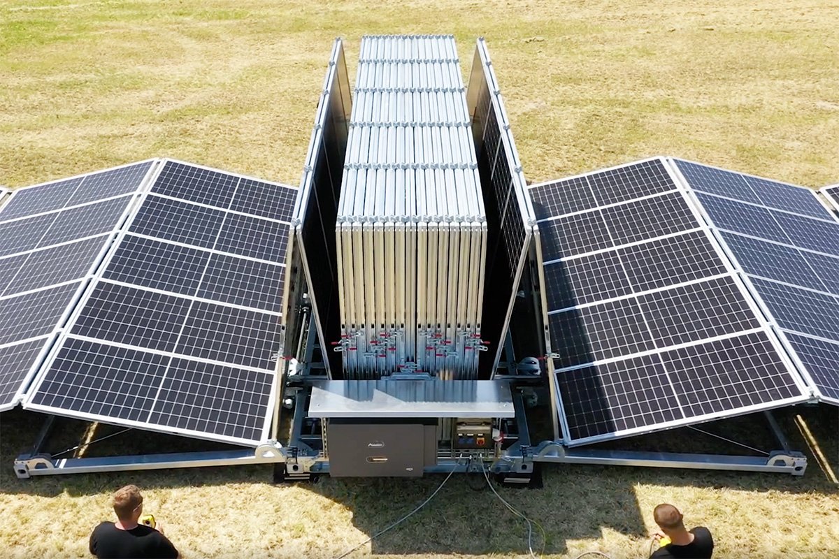 Austrijski start-up napravio je solarni sustav koji se pakira u klasični kontejner!