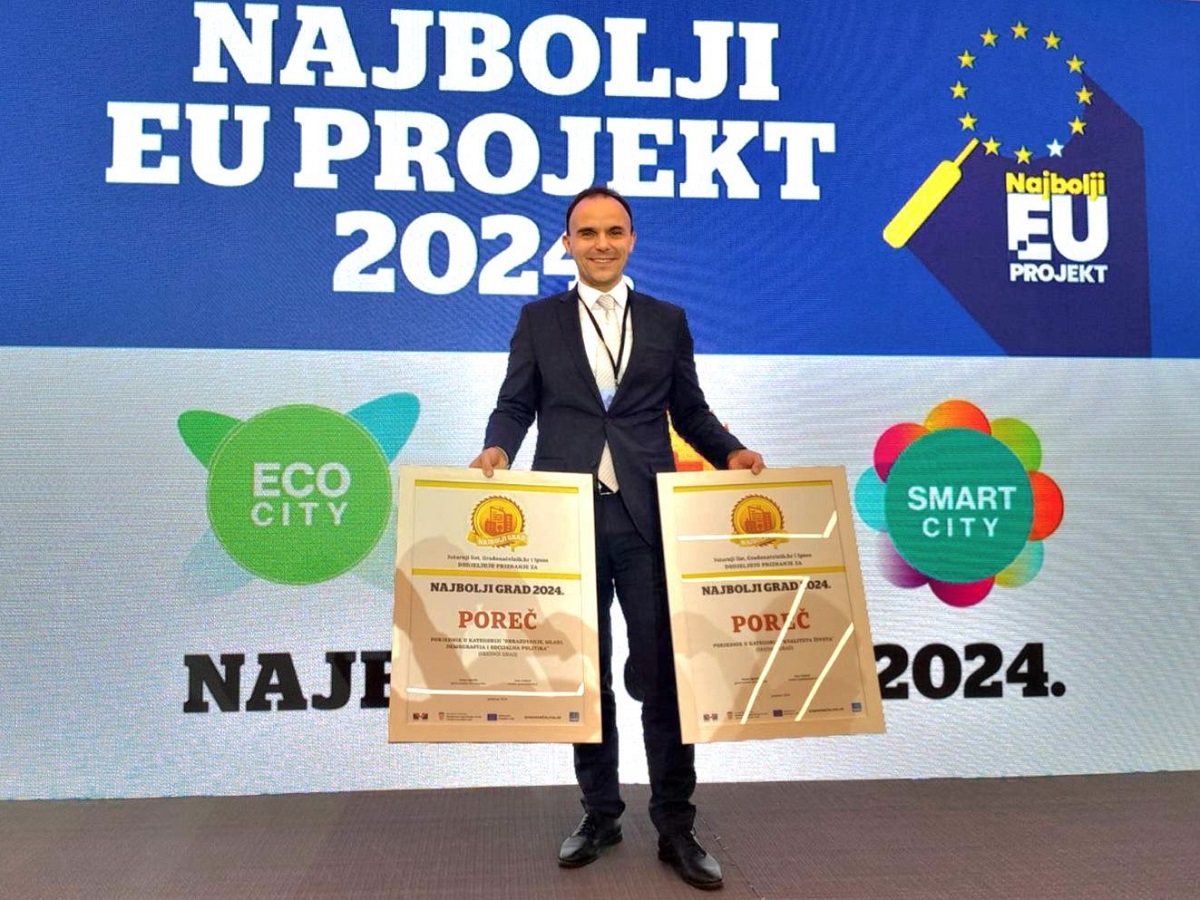 Poreč se okrunio dvostrukom titulom najboljeg grada – lider u kvaliteti života i demografiji