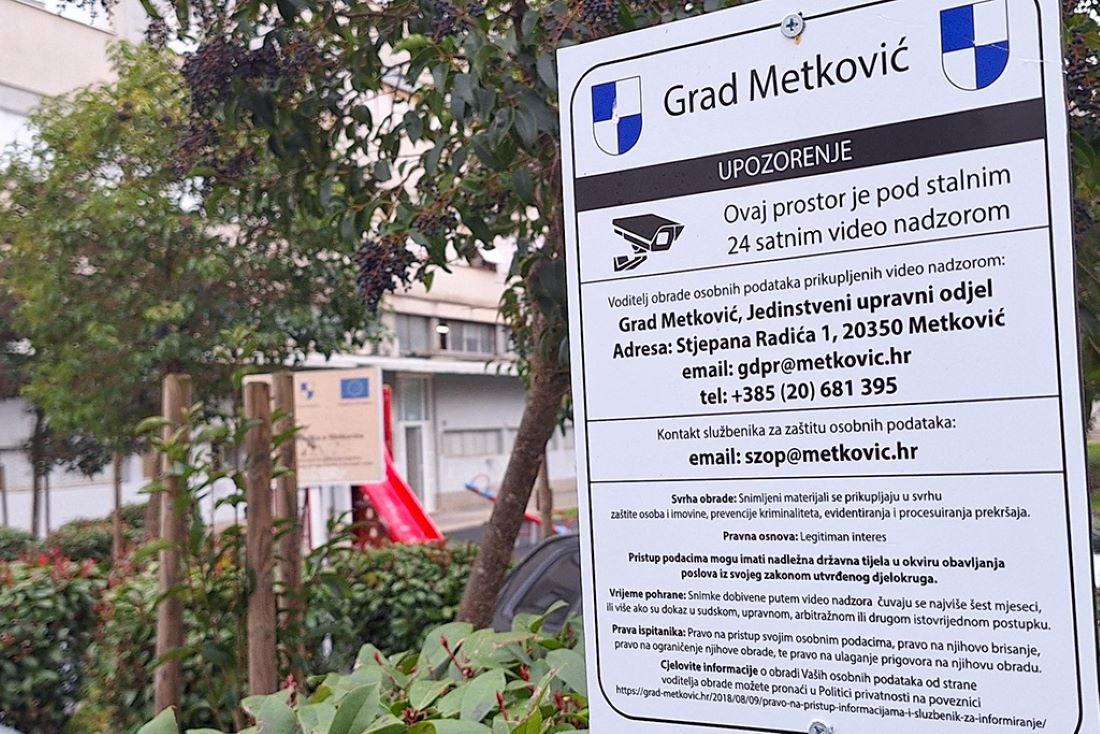 U Metkoviću uspostavljen sustav videonadzora javnih površina