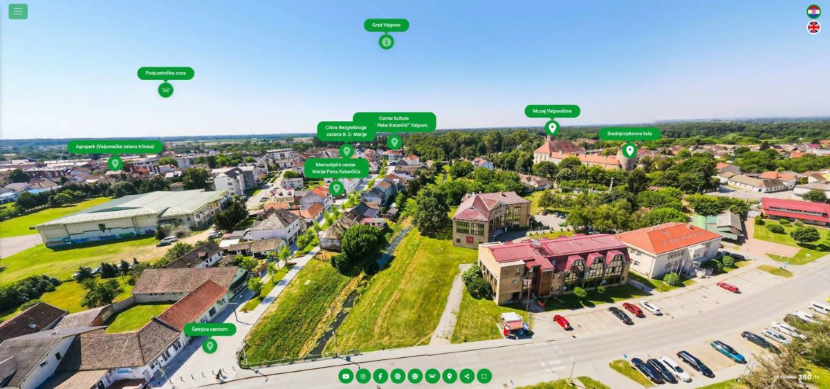 VIRTUALNA ŠETNJA: Valpovo – Gdje najbolje počinje!