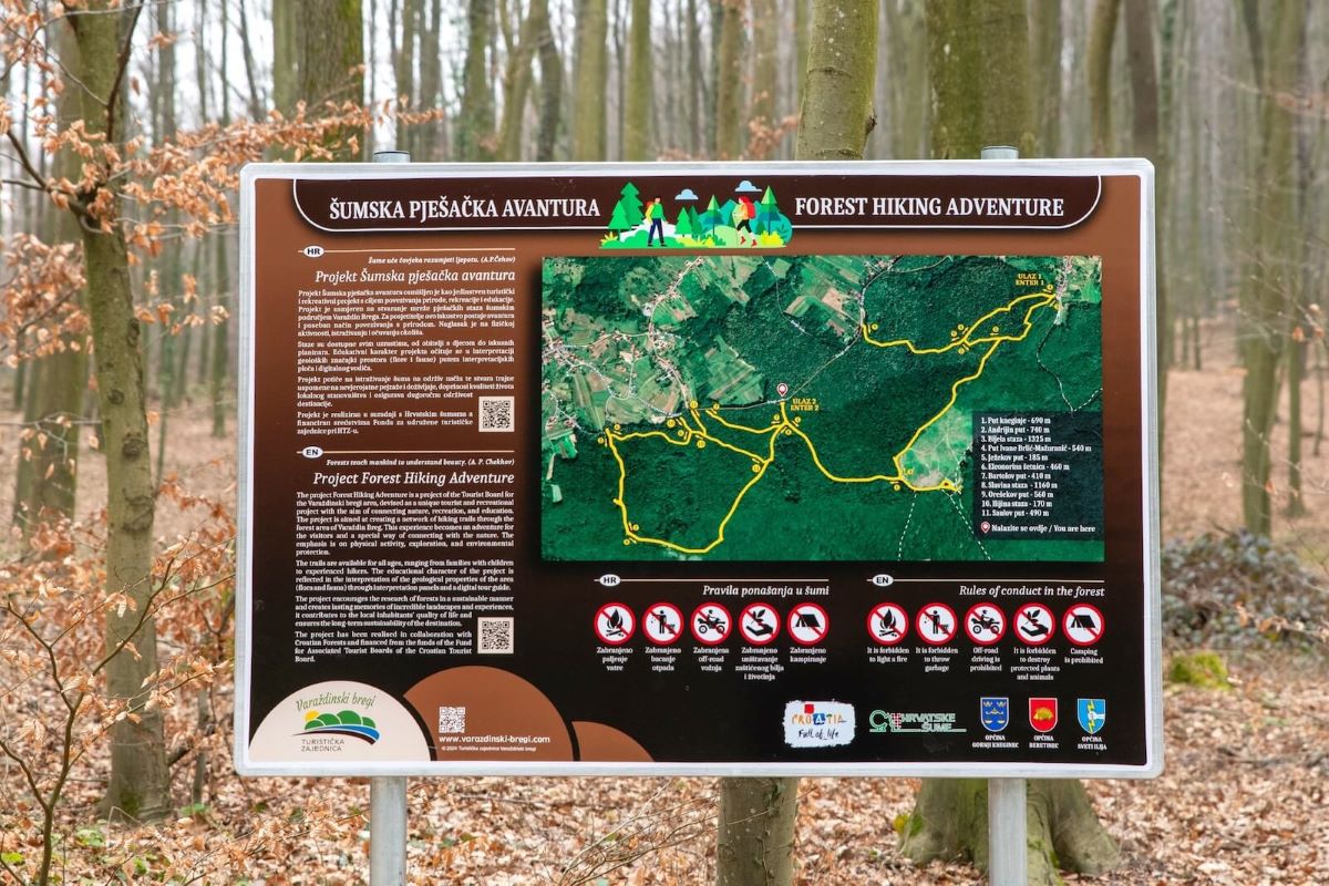 Šumska pješačka avantura u okolici Varaždina