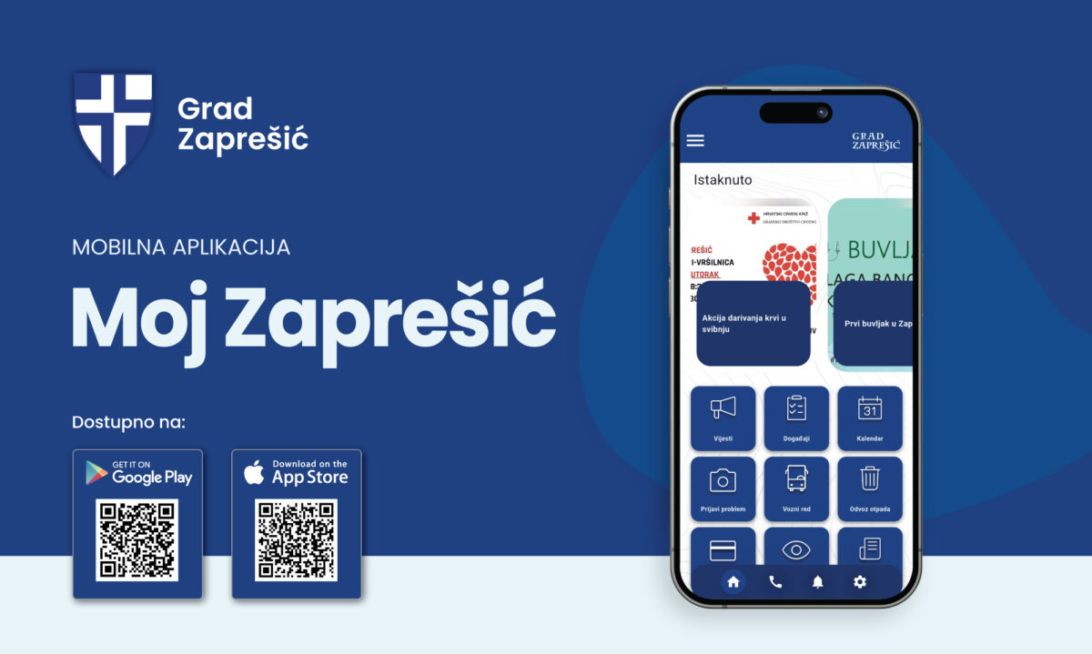 Sve važne informacije odsad na novoj mobilnoj aplikaciji Grada Zaprešića