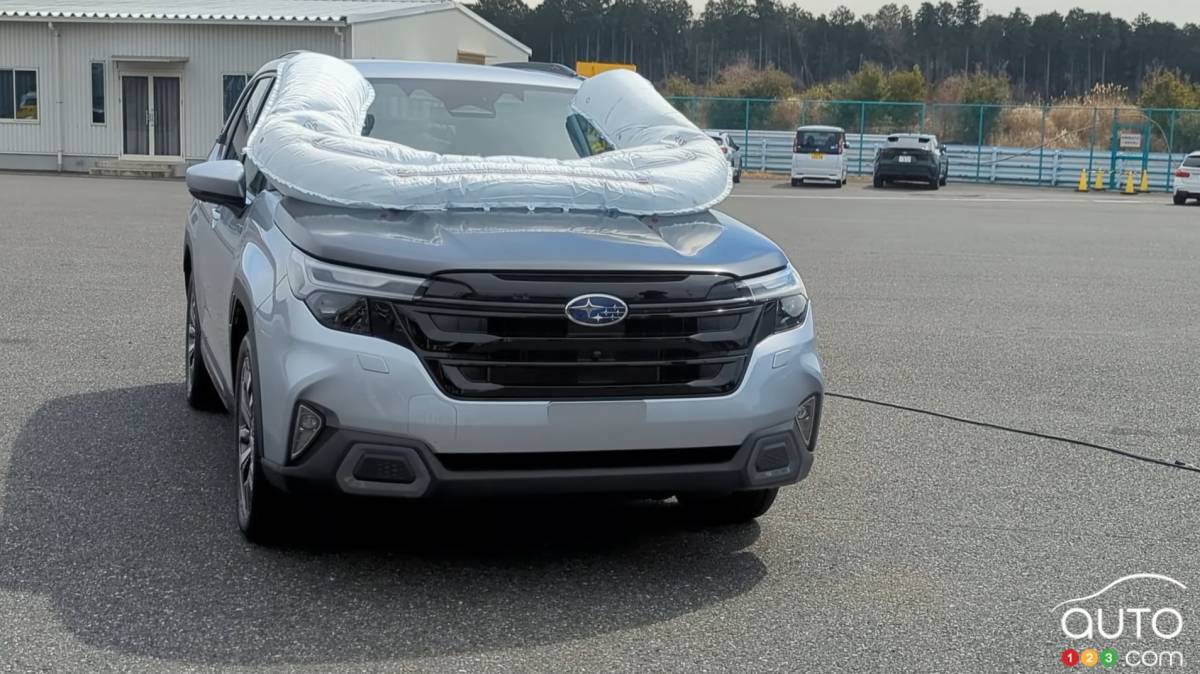 Subaru je predstavio novi auto zračni jastuk za zaštitu biciklista!