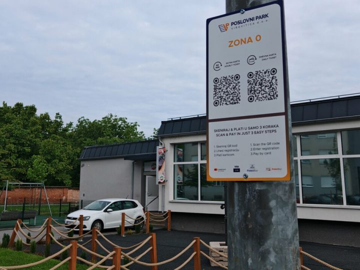 Virovitica među prvim gradovima u Hrvatskoj s plaćanjem parkinga putem QR koda