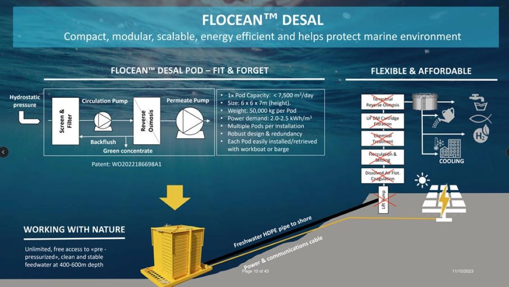 Svježa pitka voda s oceanskog dna