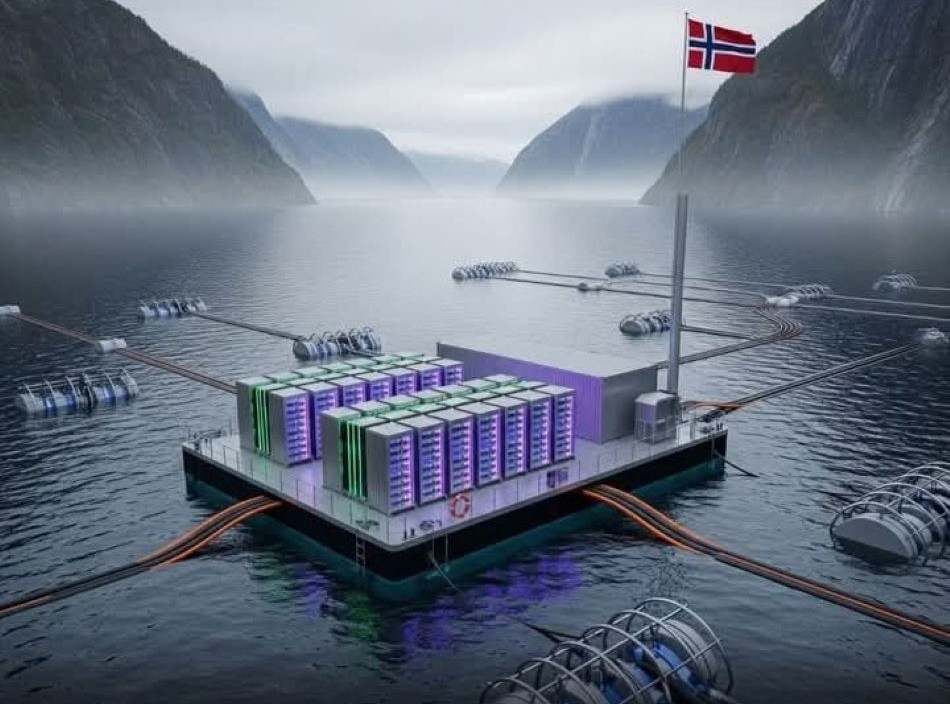 Norveška je lansirala plutajući data centar koji u potpunosti pokreću oceanski valovi