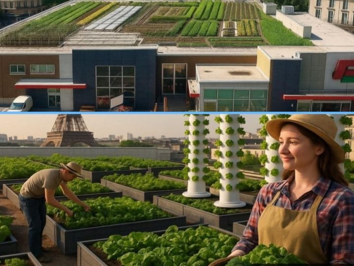 Salata s krova na policu: kako francuske trgovine pretvaraju ravne krovove u farme i pune police vlastitim povrćem