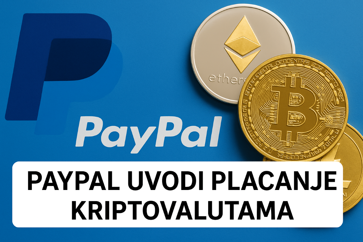 PayPal uvodi plaćanje kriptovalutama