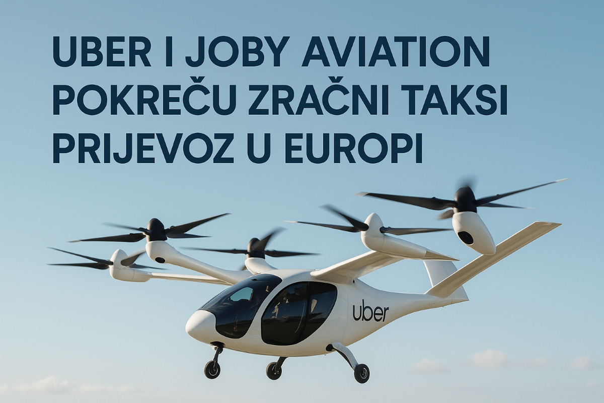 Uber će pokrenuti zračne taksije 2026.