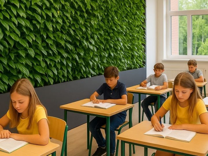 U Nizozemskoj neke škole poboljšavaju zdravlje učenika vertikalnim vrtovima ugrađenim u zidove