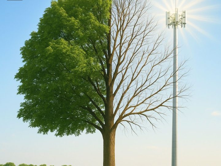Drveće koje raste u blizini odašiljača mobilne telefonije je pod stresom i trpi štetu