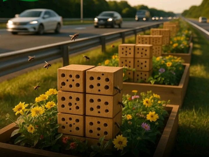 U Brazilu se između traka autocesta pojavljuju cvjetne gredice i hoteli za pčele