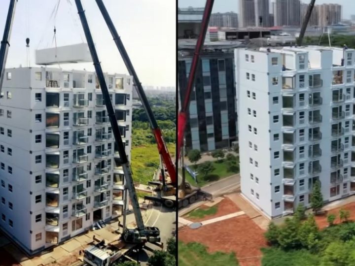 Nevjerojatan građevinski rekord: kineska zgrada od 10 katova niknula za samo 28 sati!