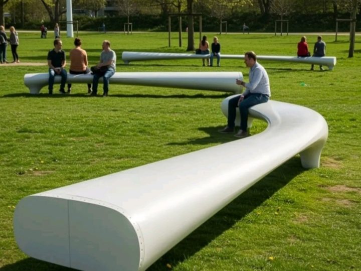Klupice od vjetra: Kako Belgija pretvara divovska krila turbina u urbani namještaj
