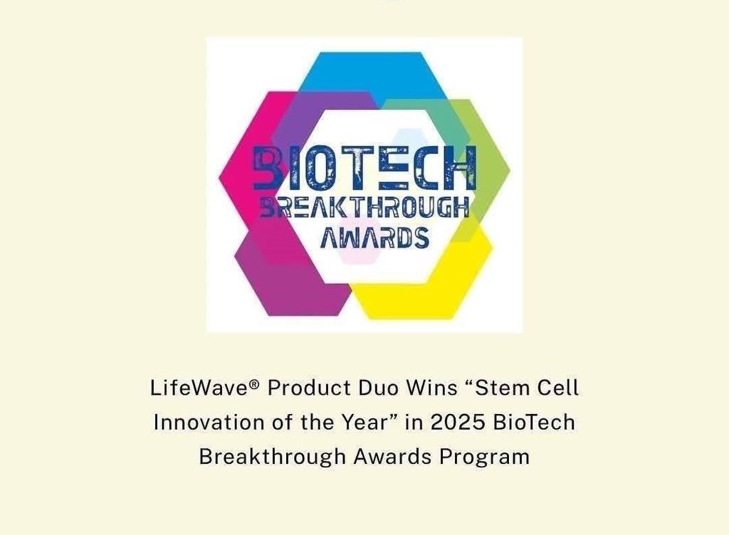 LifeWave osvojio prestižnu BioTech Breakthrough nagradu za inovaciju godine u području matičnih stanica