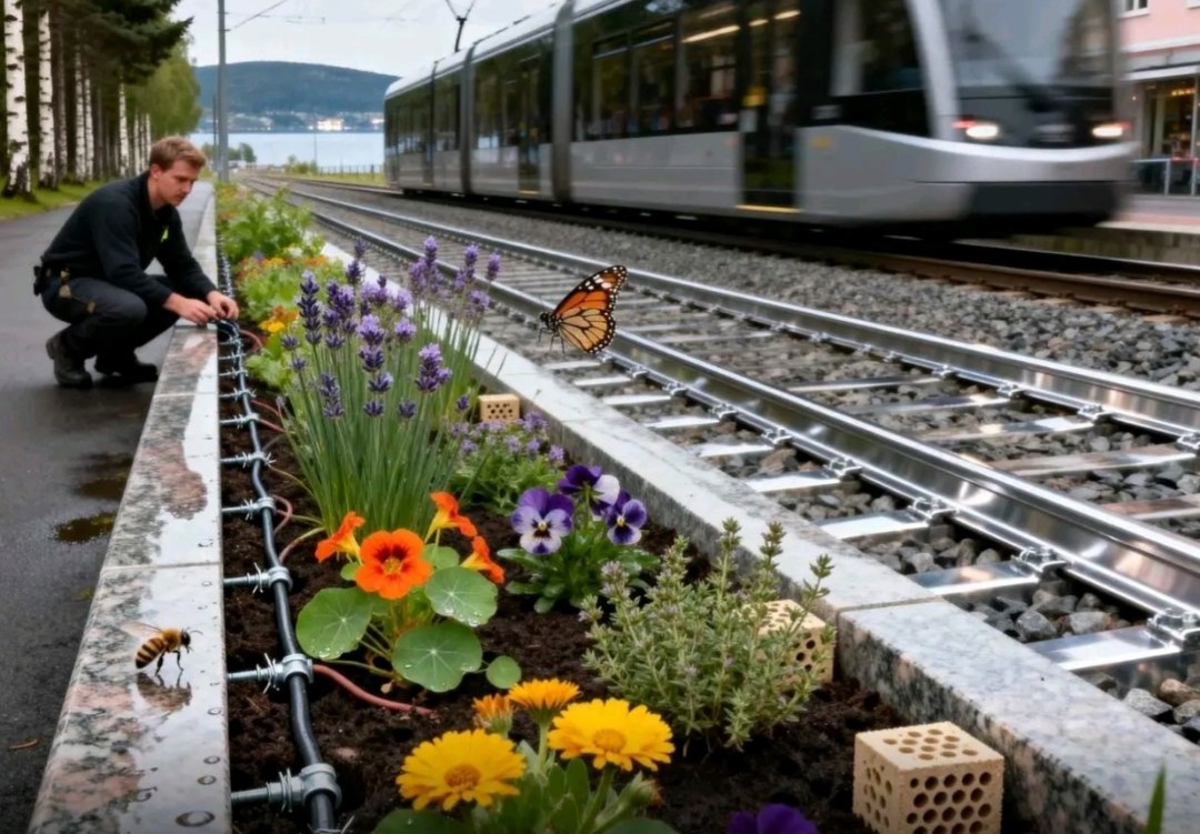 Norveški gradovi sade cvijeće uz tramvajske pruge