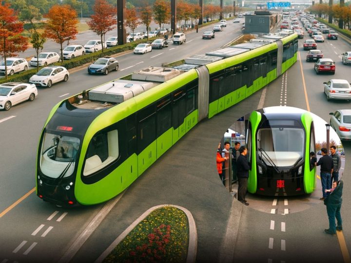Kinezi napravili pametni gradski vlak bez tračnica