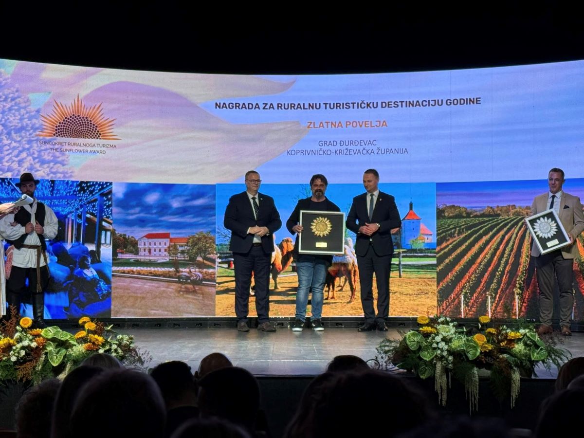 Đurđevac proglašen Ruralnom turističkom destinacijom godine