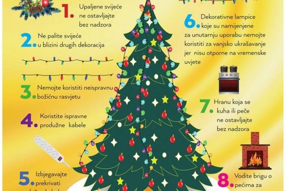 Spriječimo požare u vrijeme blagdana – sigurnost na prvom mjestu