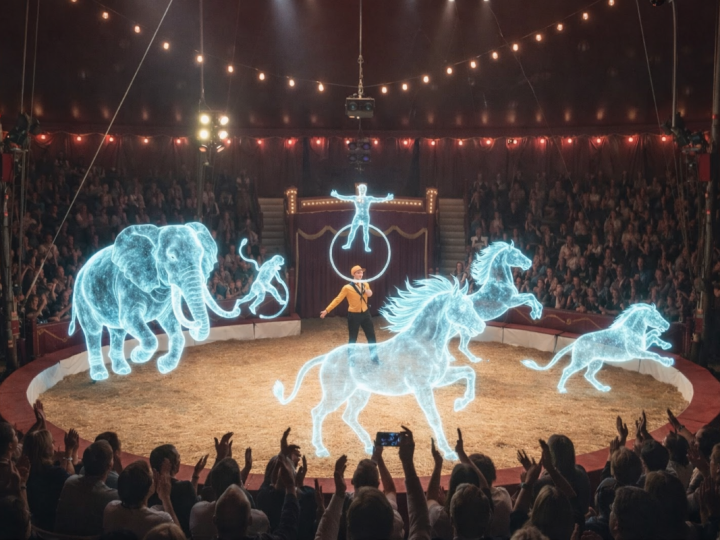 Cirkus koji koristi holograme umjesto pravih životinja