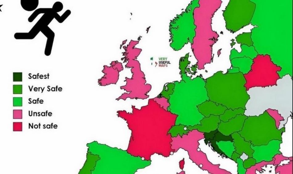 Koliko je sigurno pješačiti sam noću u Europi, a koliko u Hrvatskoj?
