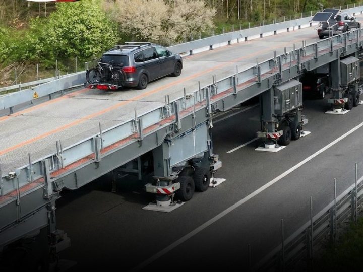 U Švicarskoj koriste mobilni nadvožnjak za nesmetano odvijanje prometa