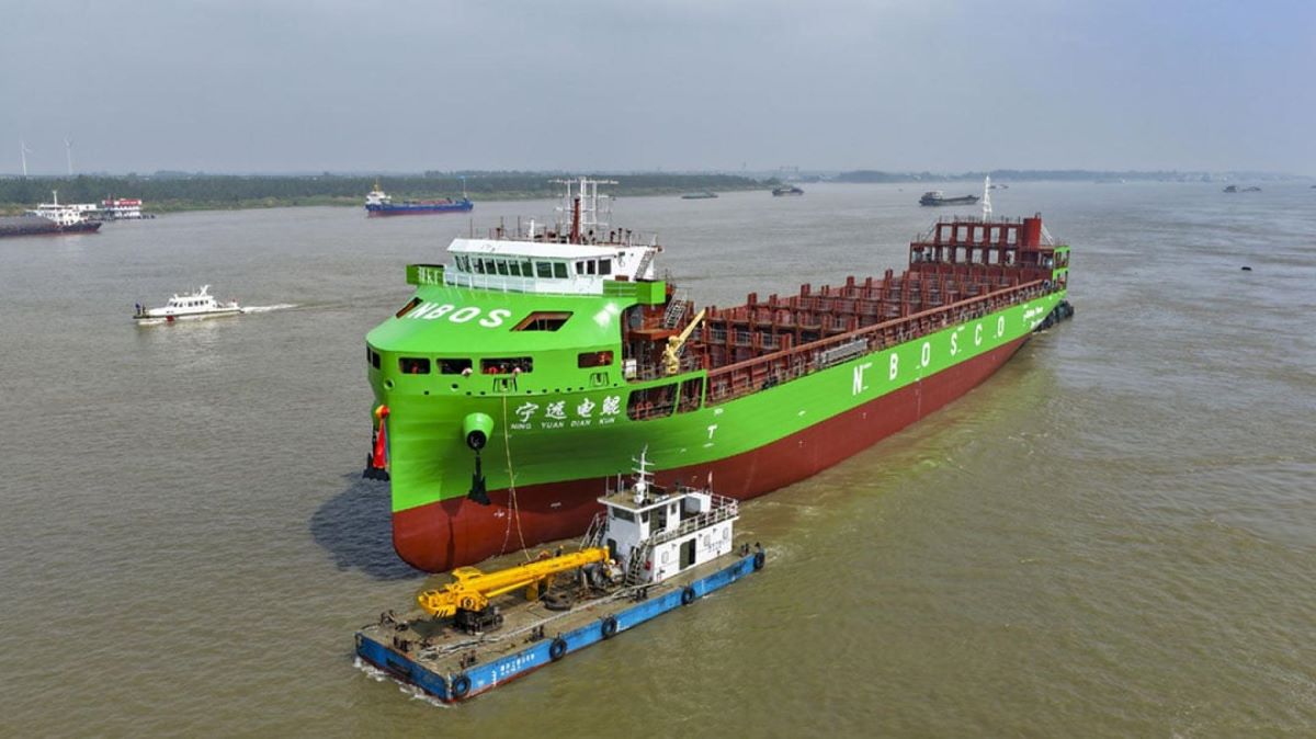 Stiže najveći potpuno električni kontejnerski brod na svijetu