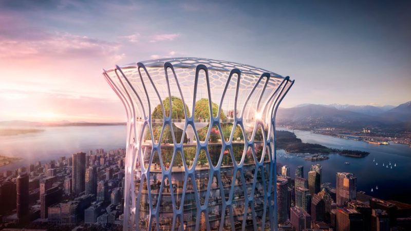 Vancouver gradi neboder koji izgleda kao golema spužva