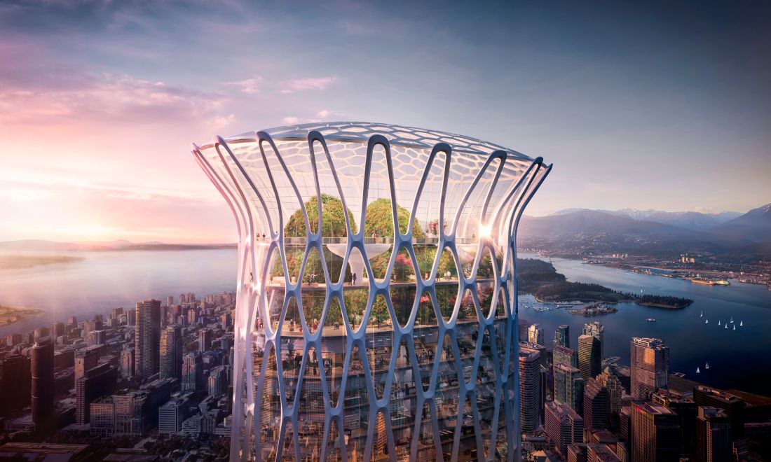 Vancouver gradi neboder koji izgleda kao golema spužva