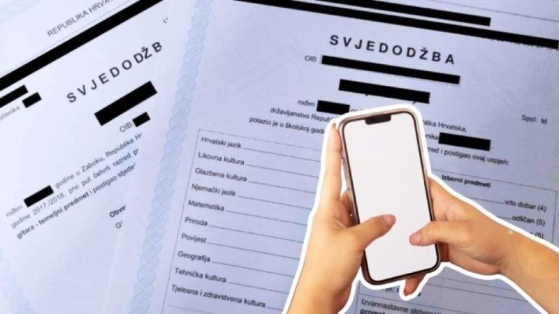 Od završetka nastavne godine 2025./2026. učenicima u Hrvatskoj svjedodžbe će se izdavati i u digitalnom obliku