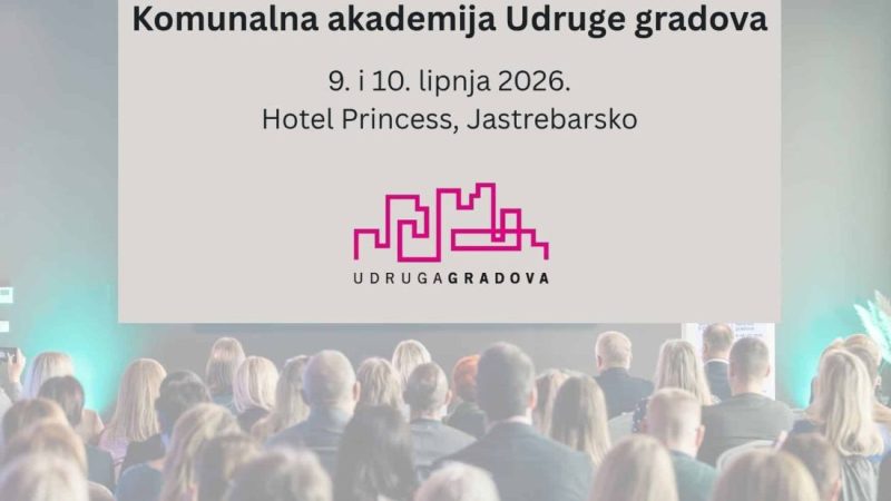 Komunalna akademija Udruge gradova – prijave otvorene!