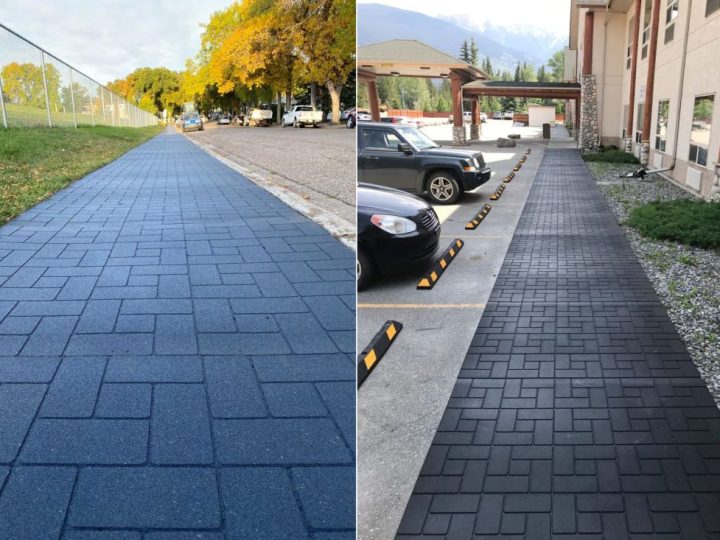Reciklirane gume pretvaraju u modularne pločnike i staze