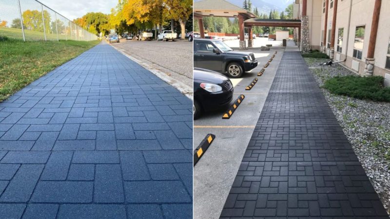 Reciklirane gume pretvaraju u modularne pločnike i staze