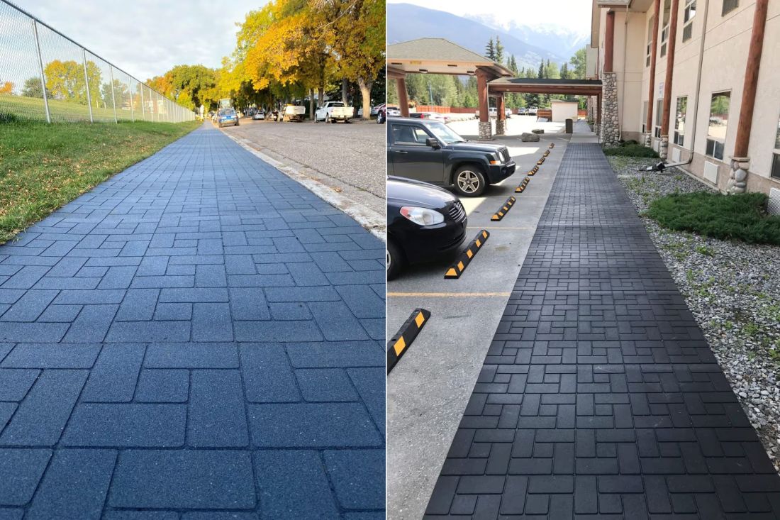 Reciklirane gume pretvaraju u modularne pločnike i staze