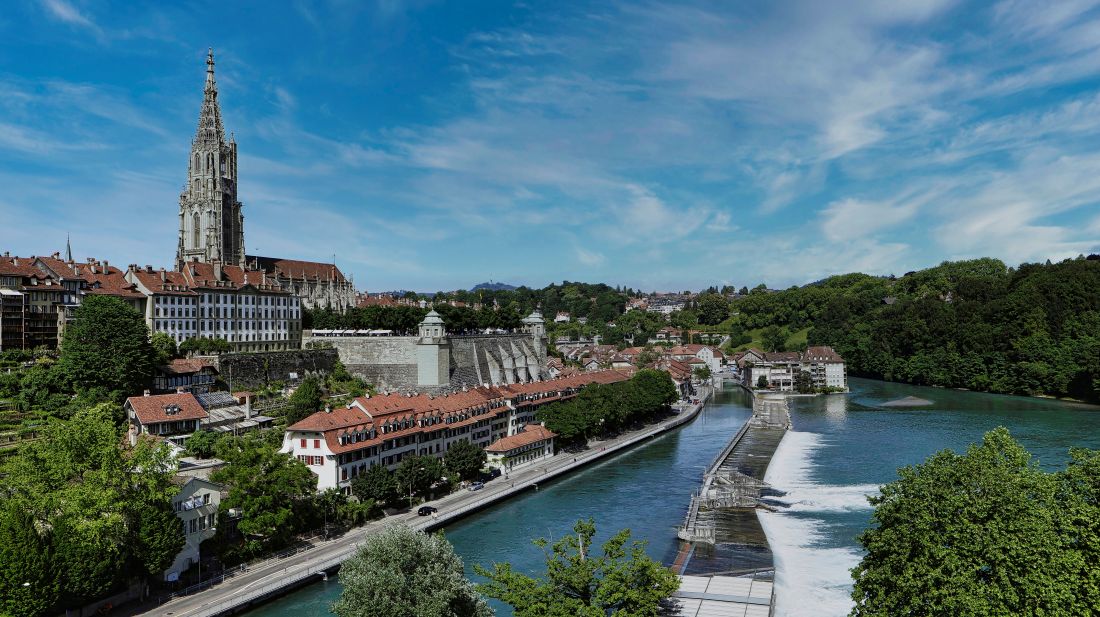 Rijeka Aare je toliko čista da je lokalno stanovništvo koristi za plivanje kući