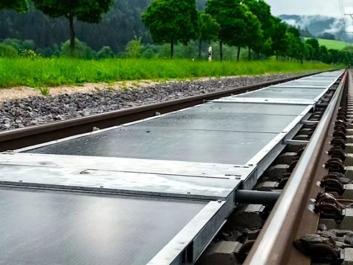 Prostor između željezničkih tračnica idealan je za solarne panele