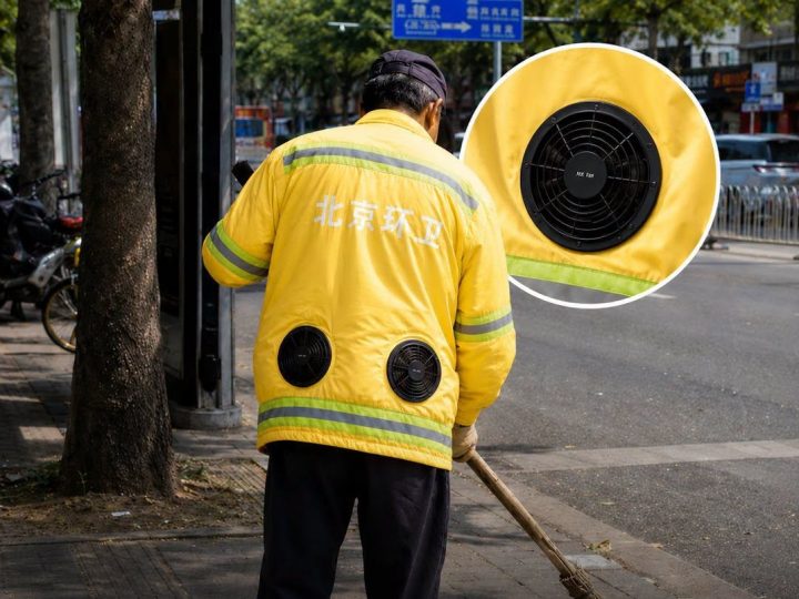 Čistaći ulica u Kini dobivaju električne rashladne prsluke