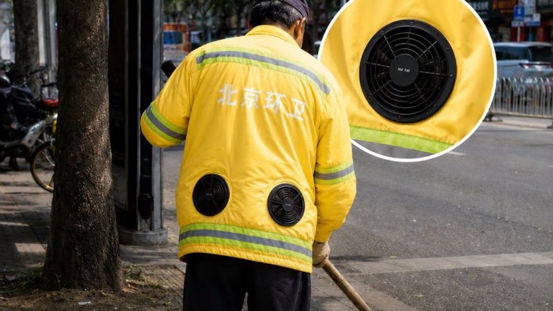 Čistaći ulica u Kini dobivaju električne rashladne prsluke